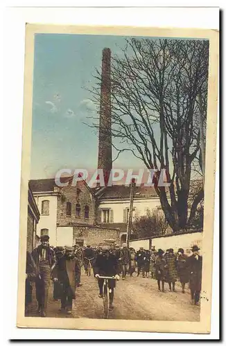 Persan Cartes postales La sortie des usines India Rubber