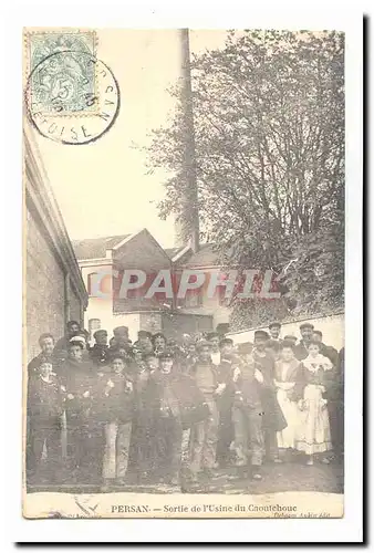Persan Cartes postales Sortie de l&#39usine de caoutchouc TOP
