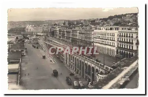 Algerie Alger Cartes postales Vue panoramique et perspective du boulevard de la Republique