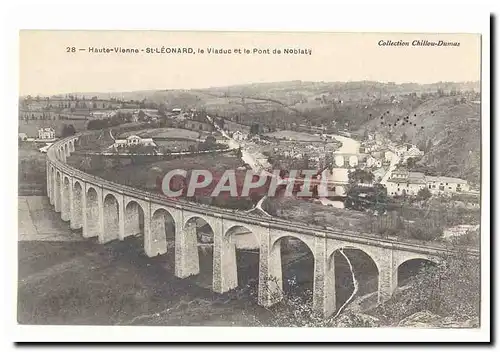 Saint Leonard de Noblat Cartes postales Le viaduc et le pont de Noblat