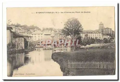 Eymoutiers Ansichtskarte AK La Vienne au pont de Nedde