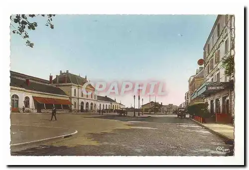 Roanne Cartes postales La gare et les hotels