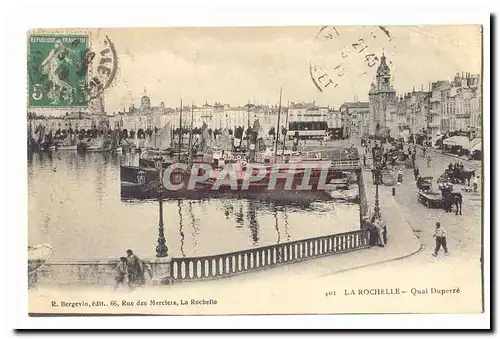 La Rochelle Ansichtskarte AK Quai Duperre (bateaux)