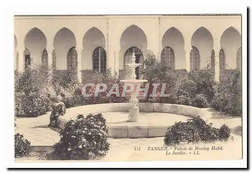 Maroc Tanger Cartes postales Palais de Moulay Hafid Le jardin