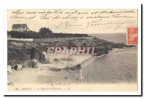 Pornic Ansichtskarte AK La plage de la Birochere