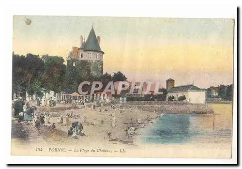 Pornic Cartes postales La plage du chateau