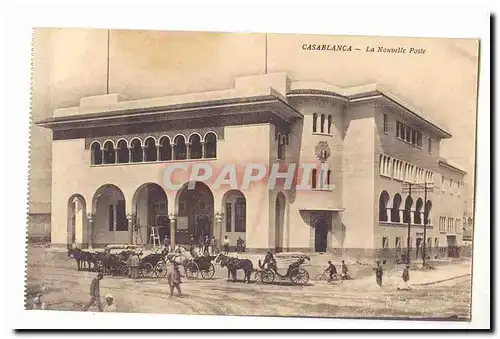 Maroc Casablanca Cartes postales La nouvelle poste (animee)