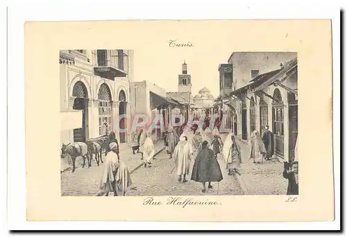 Tunisie Tunis Cartes postales Rue Halflaouine