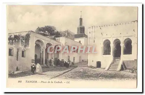 Maroc Tanger Cartes postales place de la Casbah