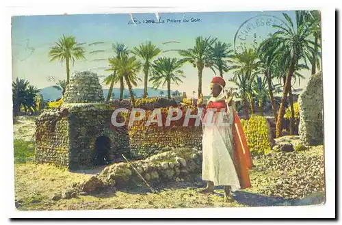 Maroc Cartes postales Scenes et Types La priere du soir