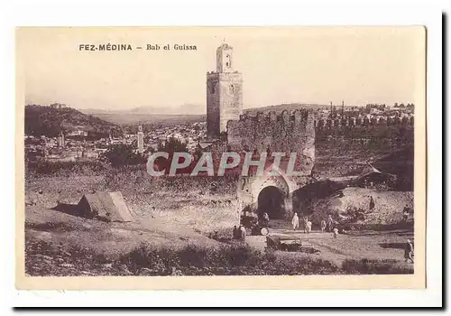 Maroc Fez Medina Cartes postales bab el Guissa