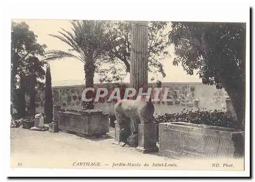 Tunisie Carthage Ansichtskarte AK jardin Musee de Saint Louis