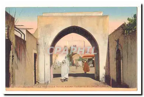 Maroc Casablanca Ansichtskarte AK La nouvelle Ville Arabe (Laprade et Cadet architectes)