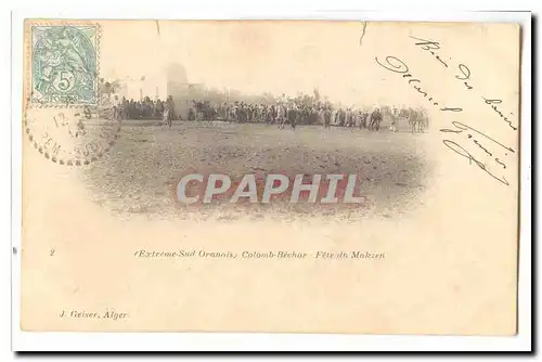 Algerie Colomb Bechar (extreme sud oranais) Cartes postales Fete du Malezen