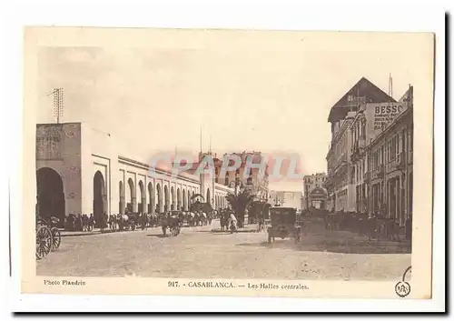 Maroc Casablanca Cartes postales Les halles centrales