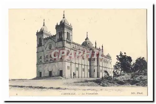 Tunisie Carthage Ansichtskarte AK La primatiale