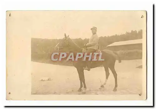 Ansichtskarte AK Carte photo cavalier militaire (militaria) (1er regiment de chasseurs cheval)