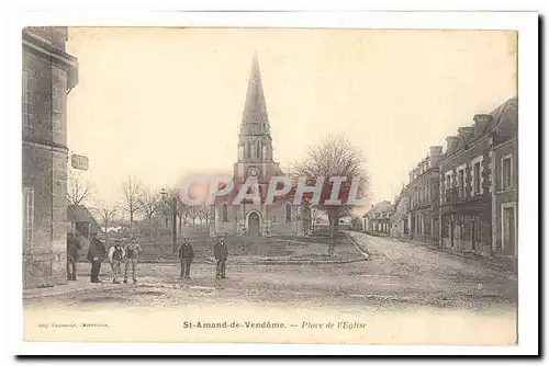 St Amand de Vendome Cartes postales Place de l&#39eglise