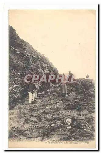 Belle Isle en mer Cartes postales escalier conduisant a la grotte de l'apothicaire