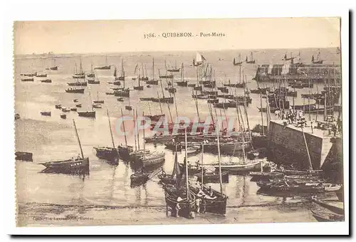 Quiberon Cartes postales Port Maria (bateaux)