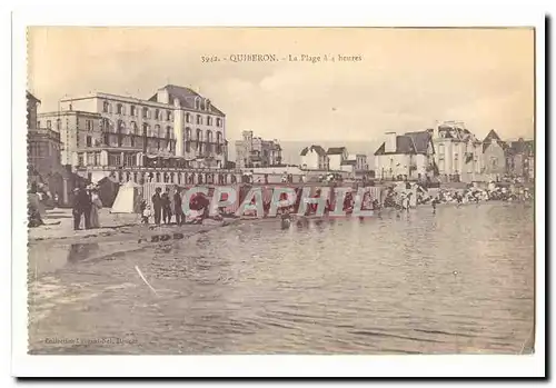 Quiberon Cartes postales La plage a 4 heures