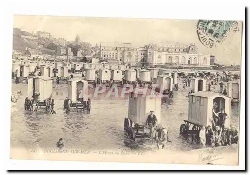 Boulogne sur Mer Cartes postales L&#39heure du bain