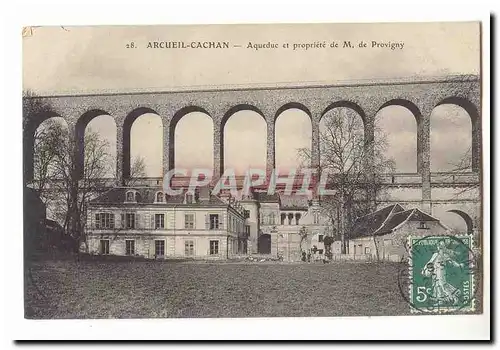 Arcueil Cachan Ansichtskarte AK Aqueduc et propriete de M de Provigny