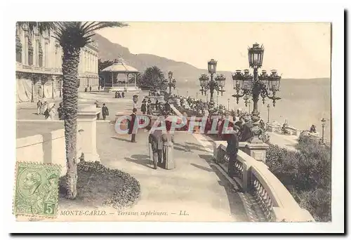 Monte CArlo Cartes postales Terrasses superieures