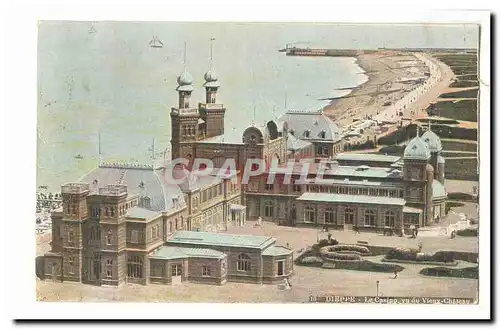 Dieppe Cartes postales Le casino vu du vieux chateau