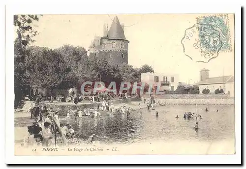 Pornic Ansichtskarte AK La plage du chateau