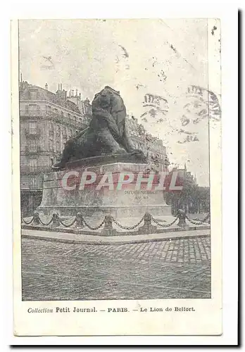 Paris Ansichtskarte AK Petit Journal Le lion de Belfort