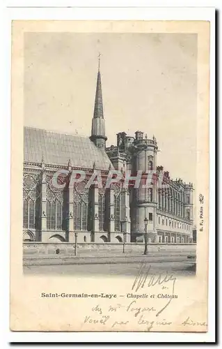 Saint Germain en Laye Cartes postales Chapelle et chateau