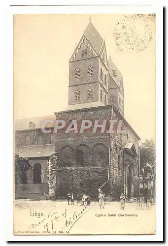 Liege Cartes postales Eglise Saint Barthelemy