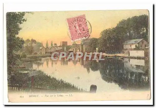 Moret Cartes postales Vue sur le Loing