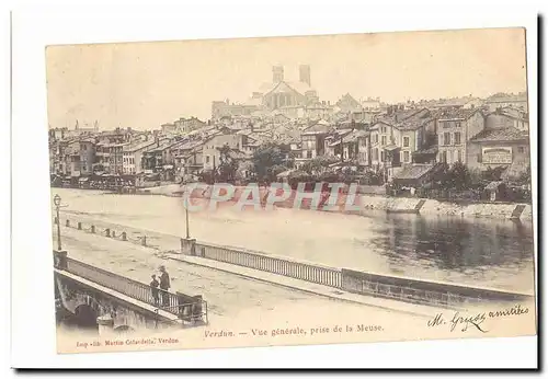 Verdun Ansichtskarte AK Vue generale prise de la Meuse