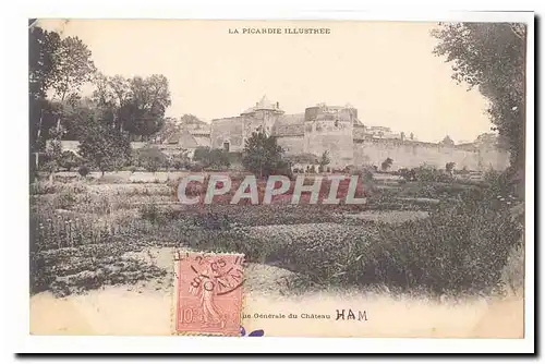 Ham Cartes postales Vue generale du chateau