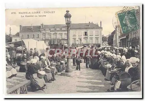 Cholet Cartes postales Le marche au beurre TOP
