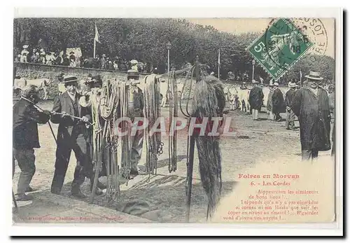 Foires en Morvan Cartes postales Les cordes TOP