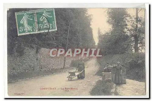 Coupvray Cartes postales La rue Monis