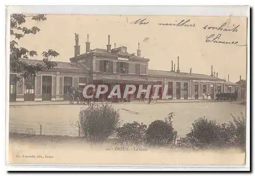 Dreux Cartes postales La gare