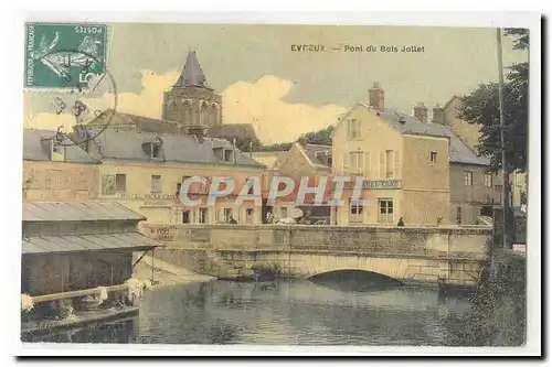 Evreux Cartes postales Pont du Bois Jollet (lavoir) (carte toilee)