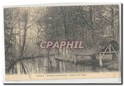 Gasny Ansichtskarte AK Sainte Genevieve Lavoir sur l&#39Epte