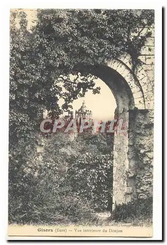 Gisors Cartes postales Vue interieure du donjon