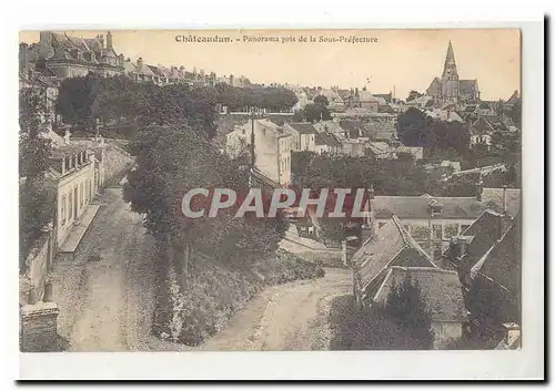 Chateaudun Cartes postales Panorama pris de la sous prefecture