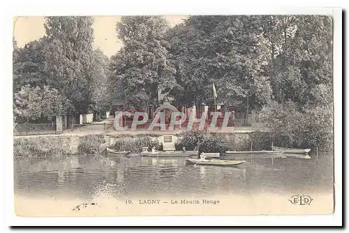 Lagny Ansichtskarte AK Le moulin rouge