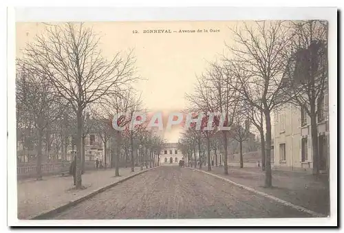 Bonneval Cartes postales Avenue de la gare