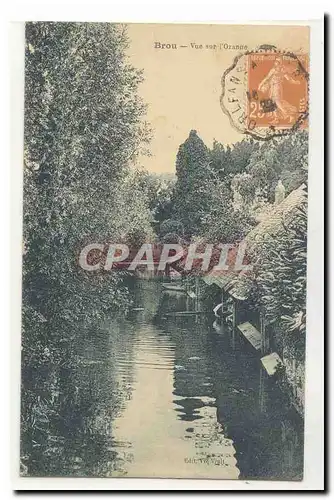 Brou Cartes postales Vue sur l&#39Ozanne (lavoir)