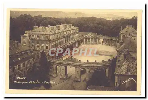 Nancy Cartes postales Hemicyle de la place Carriere