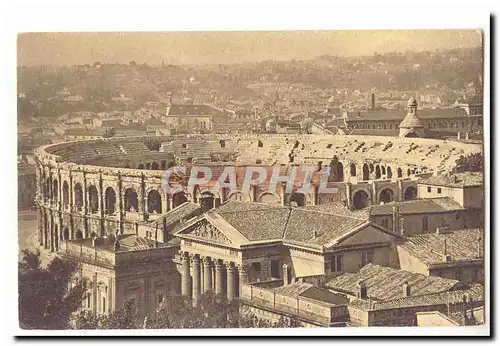 Nimes Cartes postales Les arenes