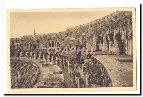 Nimes Cartes postales L&#39interieur des arenes Galeries et gradins